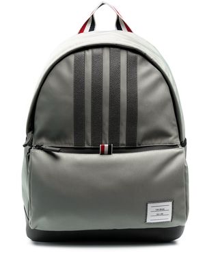 Thom Browne 4-bar stripe backpack - Grey