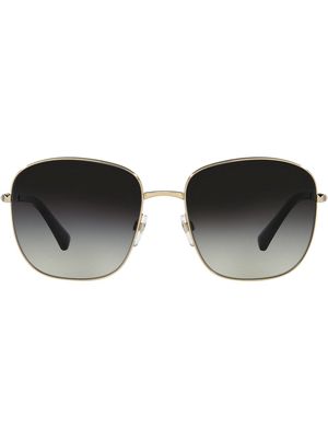 Valentino Eyewear Rockstud square-frame sunglasses - Black