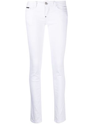 Philipp Plein Iconic slim fit jeans - White