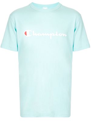 Champion logo print crew neck T-shirt - Blue