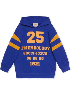 Gucci Kids 1921 Friendology hoodie - Yellow