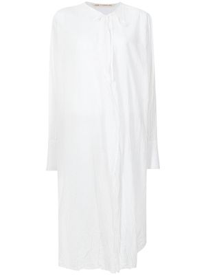 Forme D'expression tie-front long shirt - White