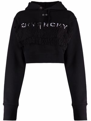 Givenchy logo-print drawstring hoodie - Black