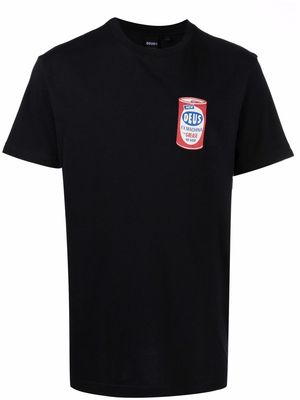 Deus Ex Machina graphic-print cotton T-shirt - Black