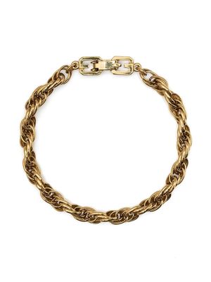 Givenchy Pre-Owned 1980-1990s rope chain bracelet - Gold