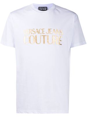Versace Jeans Couture logo-print cotton T-Shirt - White