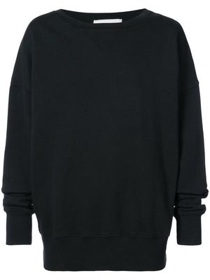 Faith Connexion text detail sweater - Black
