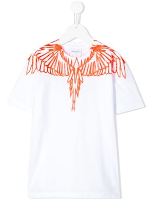 Marcelo Burlon County Of Milan Kids wings-print cotton T-shirt - White