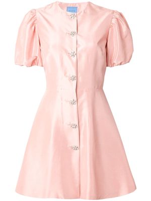 Macgraw Sorbet embellished button dress - Pink