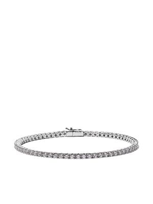 De Beers Jewellers 18kt white gold Eternity Line diamond bracelet