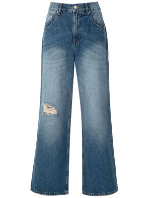 Amapô Lara wide leg trousers - Blue