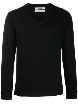 Zadig&Voltaire Monastir long-sleeved T-shirt - Black