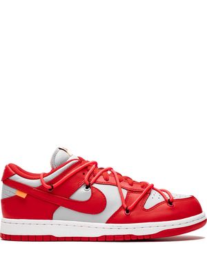 Nike X Off-White Dunk Low sneakers - Red