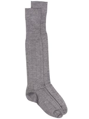 Marcoliani knee-high knitted socks - Grey