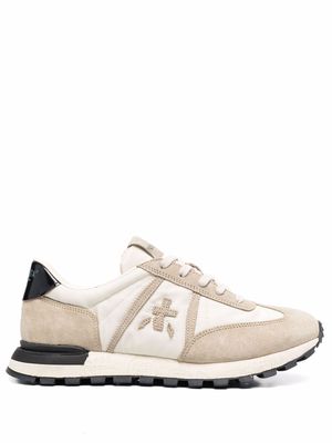 Premiata panelled low-top sneakers - Neutrals