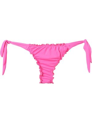 Amir Slama ruffled trim bikini bottom - Pink