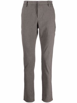 DONDUP mid-rise straight chinos - Neutrals