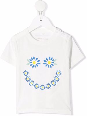 Stella McCartney Kids floral-print T-shirt - White