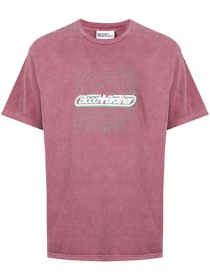 Blood Brother Aberdour logo-print T-shirt - Pink