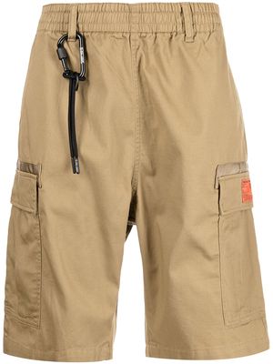 izzue cargo cotton shorts - Brown