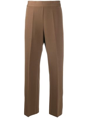 Altea high waist cropped trousers - Brown