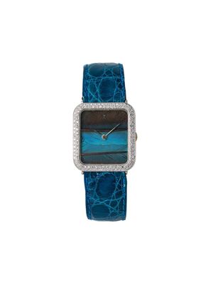 Corum 1990 pre-owned Peacock 26mm - Blue