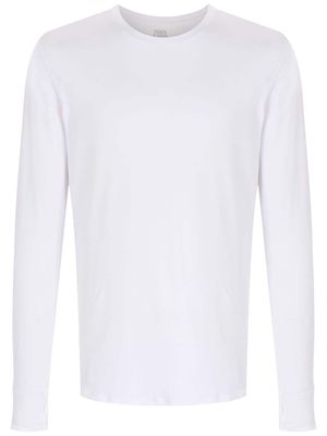 Track & Field long sleeves antiviral T-shirt - White
