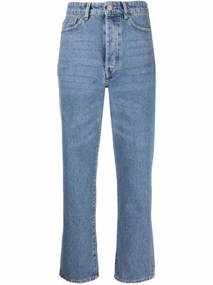 By Malene Birger cropped straight-leg jeans - Blue