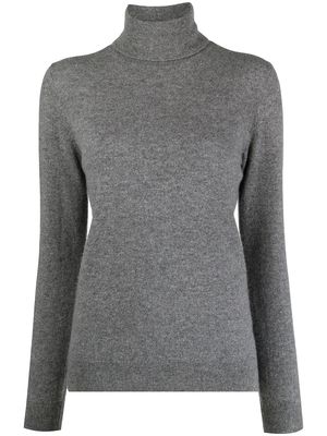 12 STOREEZ roll-neck cashmere jumper - Grey
