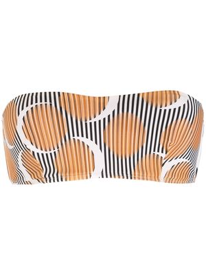 Lenny Niemeyer Clean eclipse bikini top - Orange