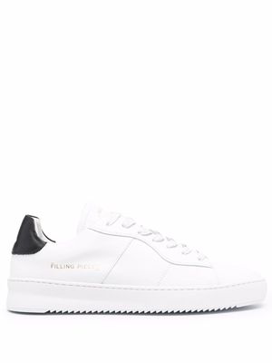 Filling Pieces logo low-top sneakers - White