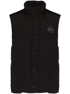 Canada Goose Garson logo-patch padded gilet - Black