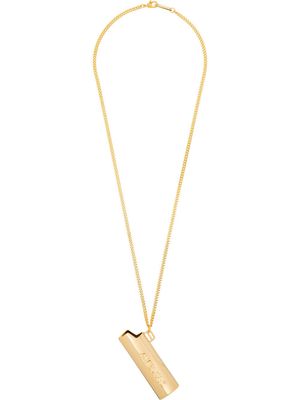 AMBUSH Lighter pendant necklace - Gold