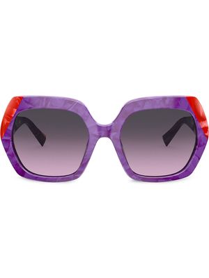 Alain Mikli oversized sunglasses - Purple