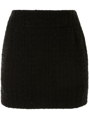 Alexandre Vauthier tweed mini skirt - Black