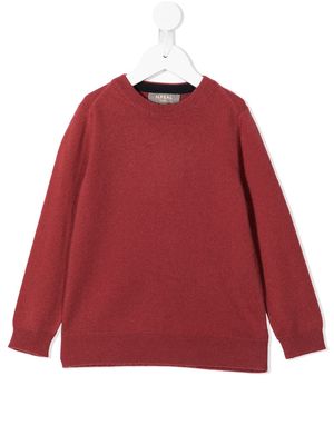 N.PEAL KIDS organic cashmere sweatshirt - Red