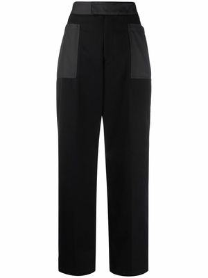 AMBUSH wide-leg trousers - Black