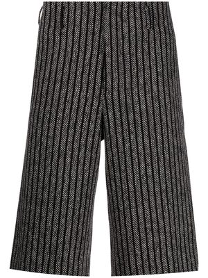 Comme Des Garçons Homme Plus pinstripe short pants - Grey