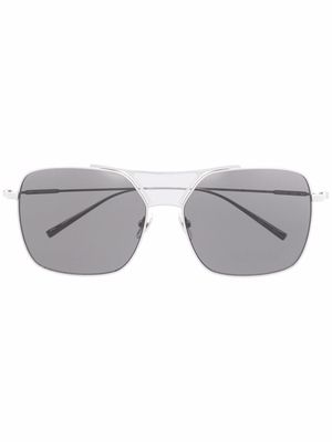 Calvin Klein oversize-frame sunglasses - Silver