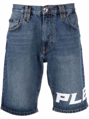 Philipp Plein mykonos knee-length shorts - Blue