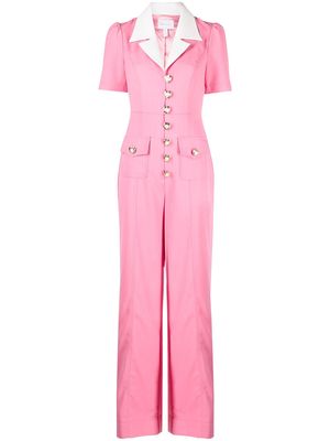 Alice McCall Romantica heart-button jumpsuit - Pink