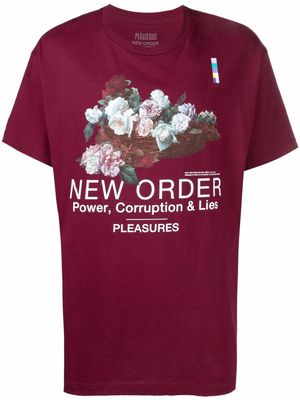 Pleasures New Order short-sleeved T-shirt - Red