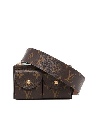 Louis Vuitton 2010 pre-owned monogram Ceinture Pochette Duo Waist belt bag - Brown