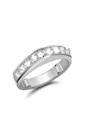 Pragnell 18kt white gold RockChic peaked diamond ring - Silver