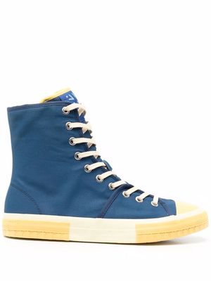 CamperLab Twins high-top sneakers - Yellow