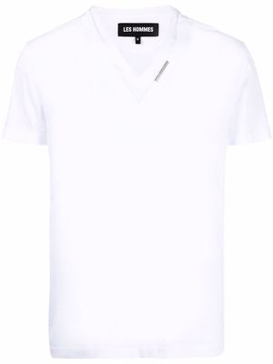 Les Hommes V-neck T-shirt - White