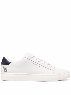 PS Paul Smith Rex zebra-print leather sneakers - White