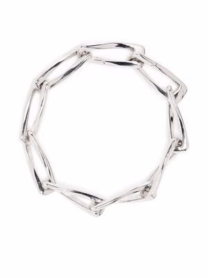 Missoma chunky twisted link-chain bracelet - Silver