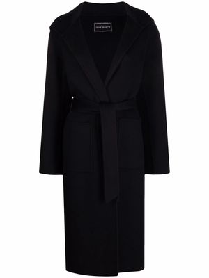 10 CORSO COMO belted cashmere single-breasted coat - Black