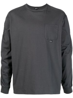 Undercoverism crew neck long-sleeved T-shirt - Grey
